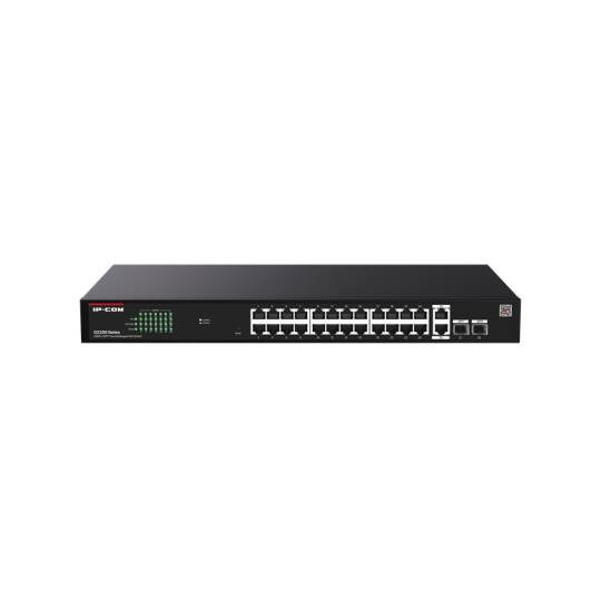 IP-COM G2228P-24-410W 24 PORT GIGABIT+2XRJ45SFP UPLINK 370W POE CLOUD YÖNETİLEBİLİR RACKMOUNT SWITCH - 8