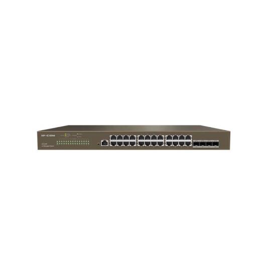 IP-COM G3328F 24 PORT GIGABIT + 4X1GB SFP UPLINK L2 CLOUD YÖNETİLEBİLİR RACKMOUNT SWITCH - 8