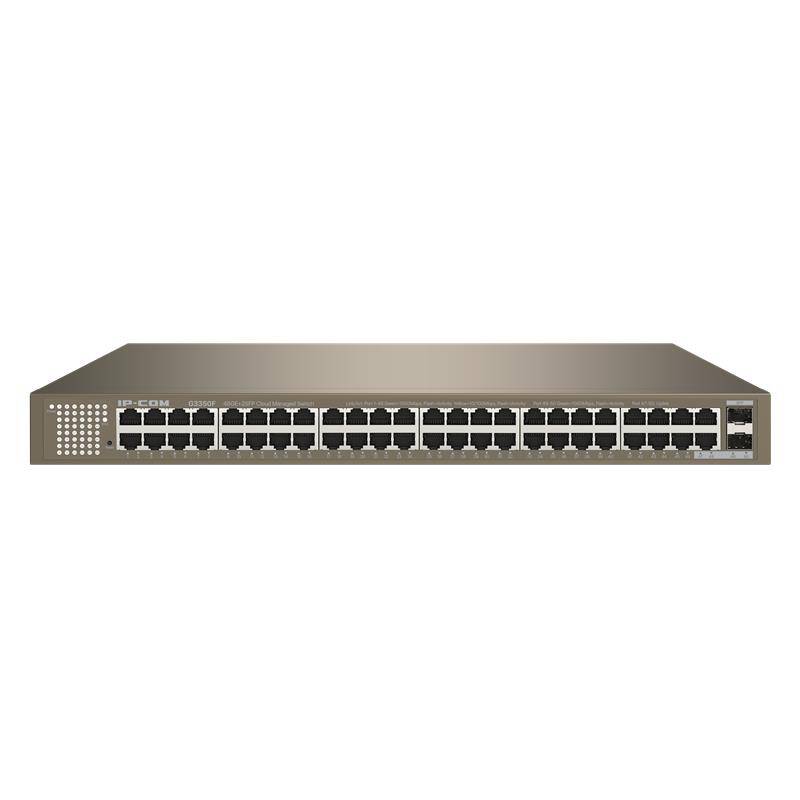 IP-COM G3350F 48 PORT GIGABIT + 2X1GB SFP UPLINK L2 CLOUD YÖNETİLEBİLİR RACKMOUNT SWITCH - 5