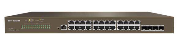 IP-COM G5328F 24 PORT GIGABIT + 4X1GB SFP UPLINK L3 YÖNETİLEBİLİR RACKMOUNT SWITCH - 1