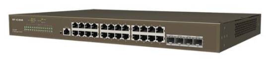 IP-COM G5328F 24 PORT GIGABIT + 4X1GB SFP UPLINK L3 YÖNETİLEBİLİR RACKMOUNT SWITCH - 4