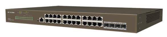 IP-COM G5328F 24 PORT GIGABIT + 4X1GB SFP UPLINK L3 YÖNETİLEBİLİR RACKMOUNT SWITCH - 4