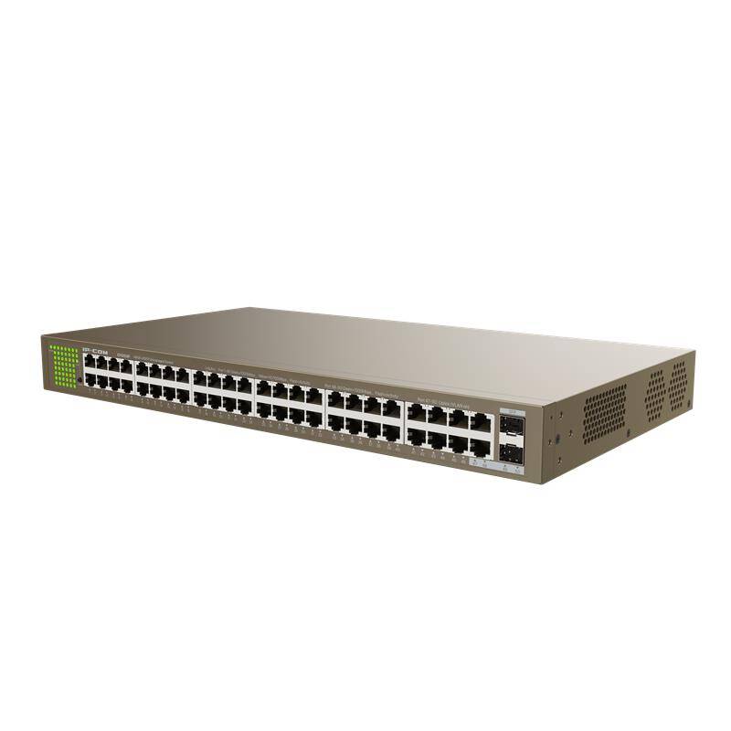 IP-COM IP-G1050F 48 PORT GIGABIT + 2X1GB SFP PORT RACKMOUNT SWITCH - 3