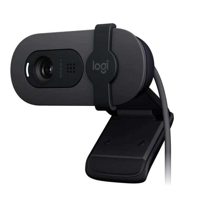 LOGITECH BRIO 100 FULL HD 1080P MİKROFONLU WEB KAMERA SİYAH 960-001585 - 2