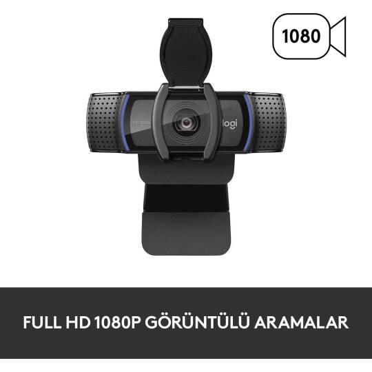 LOGITECH C920S HD PRO WEBCAM SİYAH 960-001252 - 9