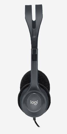 LOGITECH H111 STEREO KULAKLIK SİYAH 981-000593 - 12