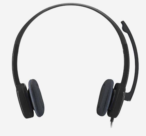 LOGITECH H151 STEREO KULAKLIK SİYAH 981-000589 - 11