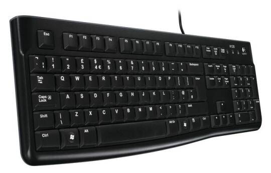 LOGITECH K120 Q USB KABLOLU KLAVYE SİYAH 920-002505 - 6