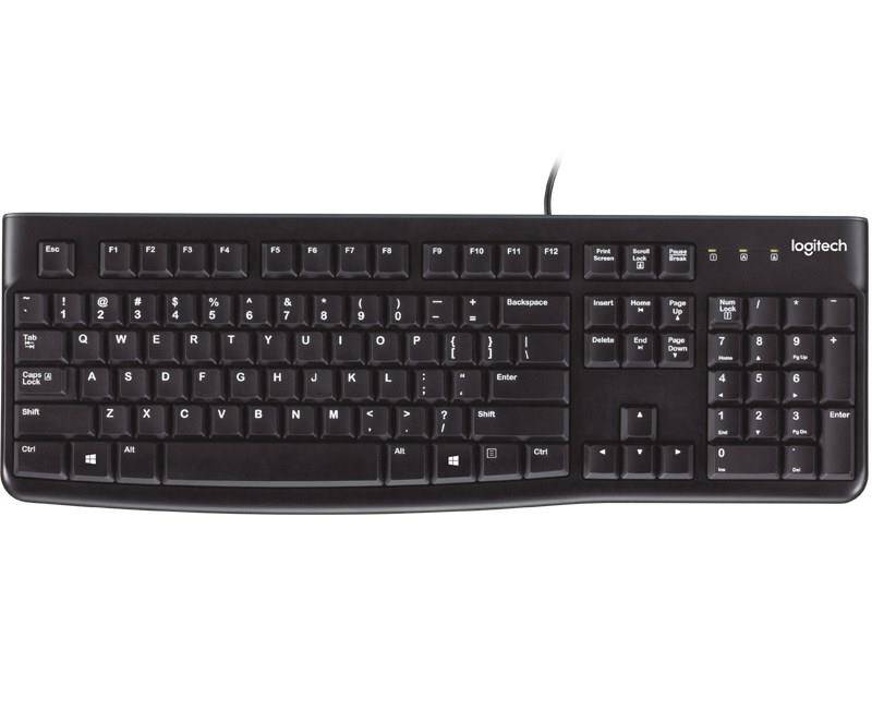 LOGITECH K120 Q USB KABLOLU KLAVYE SİYAH 920-002505 - 5