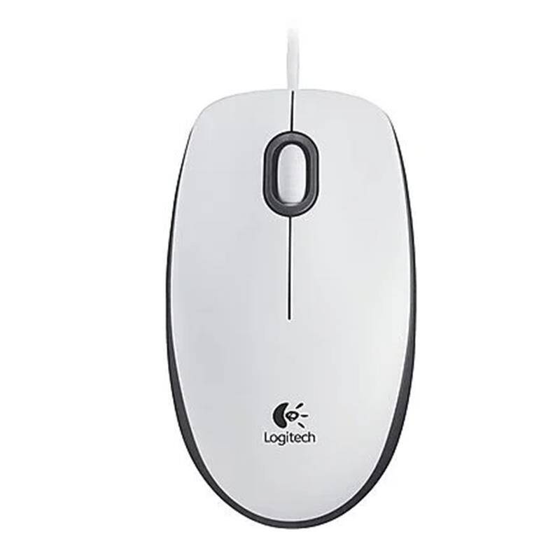 LOGITECH M100 USB KABLOLU MOUSE BEYAZ 910-006764 - 1
