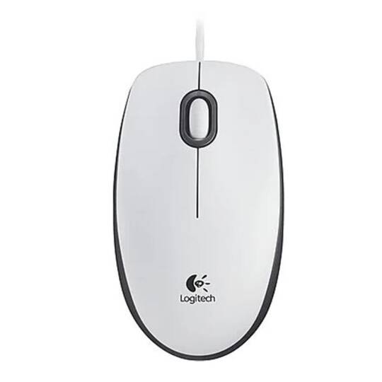 LOGITECH M100 USB KABLOLU MOUSE BEYAZ 910-006764 - 6