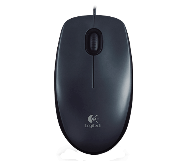 LOGITECH M90 USB OPTİK KABLOLU MOUSE SİYAH 910-001793 - 1