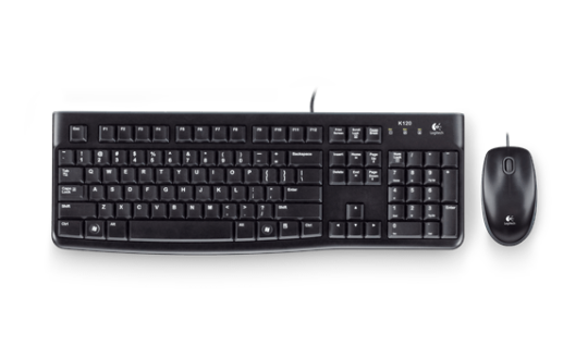 LOGITECH MK120 TR Q USB KABLOLU KLAVYE VE MOUSE SET SİYAH 920-002560 - 2