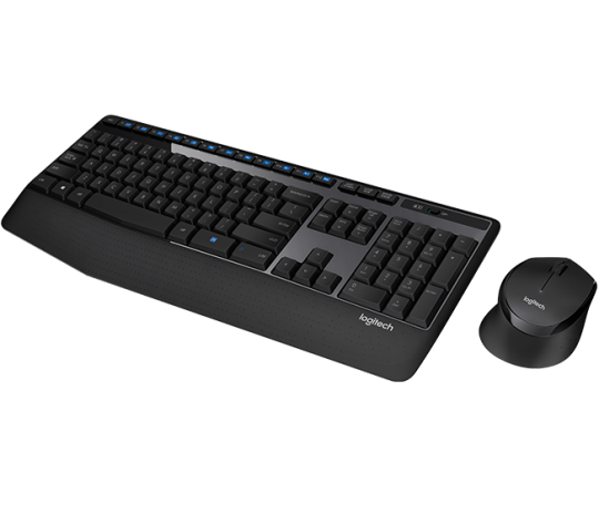 LOGITECH MK345 Q TR MM KABLOSUZ KLAVYE MOUSE SET SİYAH 920-006514 - 3