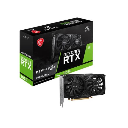 MSI GEFORCE RTX3050 VENTUS 2X E 6G OC 6GB GDDR6 96BIT 2XHDMI 1XDP EKRAN KARTI - 5