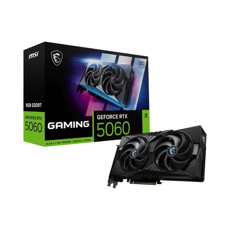 MSI GEFORCE RTX5060 8G GAMING OC 8GB GDDR7 128BIT 1XHDMI 3XDP EKRAN KARTI - 1