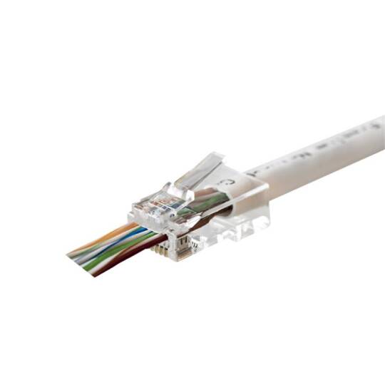 ORING MPC6U3EZ CAT6 PLUG UUTP EZRJ45 YENİ NESİL ALTIN UÇ KONNEKTÖR 100 LÜ PAKET - 2