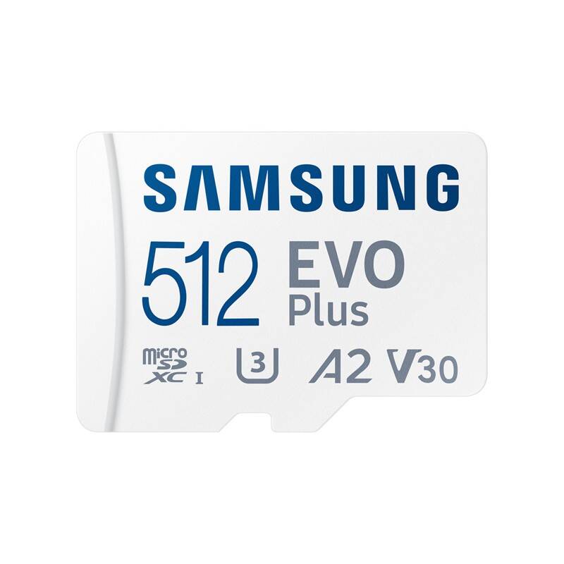 SAMSUNG 512GB EVO PLUS MICROSDXC UHS-I U3  V30  A2  160MBS  MB-MC512SATR - 2
