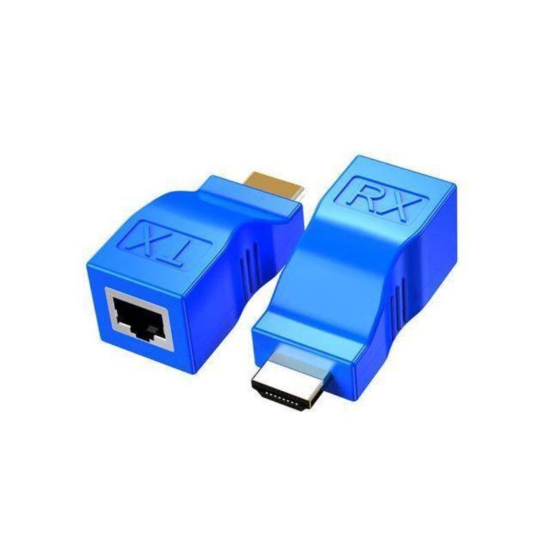 SENSEI 30 METRE HD-30 CAT6 HDMI EXTENDER İKİLİ MAVİ ADAPTÖR - 2