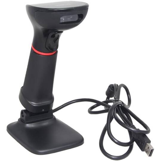 SUNLUX XL-3610 2D KAREKOD KABLOLU USB BARKOD OKUYUCU + AYAK - 11