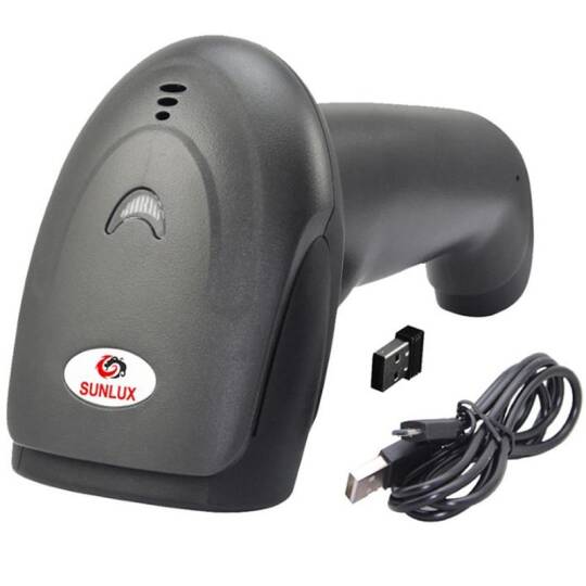SUNLUX XL-9309B 1D LAZER KABLOSUZ BLUETOOTH BARKOD OKUYUCU - 4