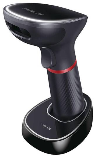 SUNLUX XL-9610 2D KAREKOD KABLOSUZ USB BARKOD OKUYUCU + CRADLE - 2