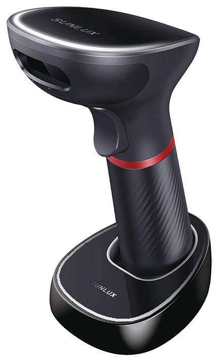 SUNLUX XL-9610 2D KAREKOD KABLOSUZ USB BARKOD OKUYUCU + CRADLE - 2