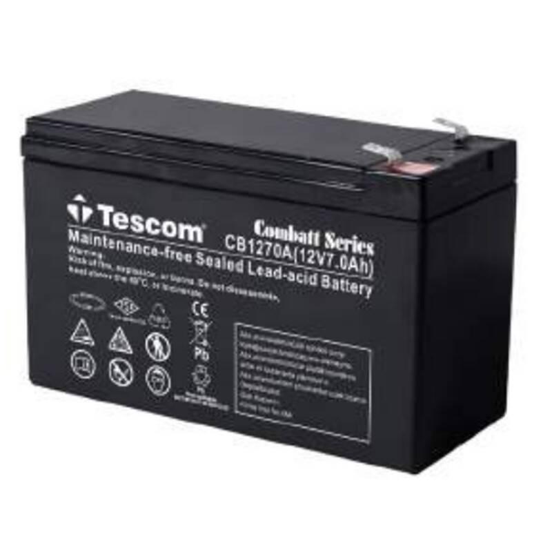 TESCOM COMBATT CBL12-7E 12V 7AH TAM BAKIMSIZ KURU AKÜ - 1