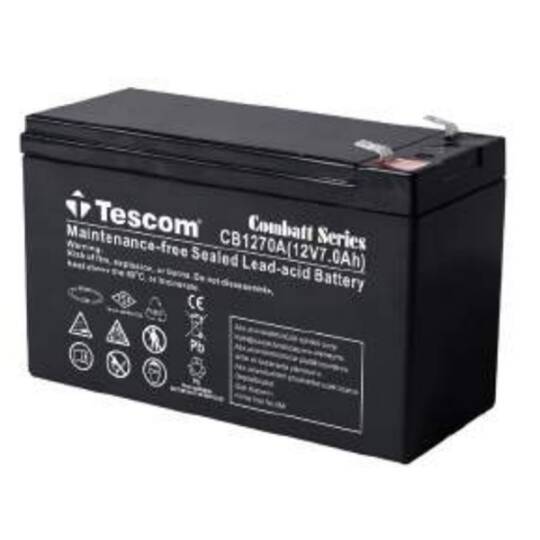 TESCOM COMBATT CBL12-7E 12V 7AH TAM BAKIMSIZ KURU AKÜ - 4