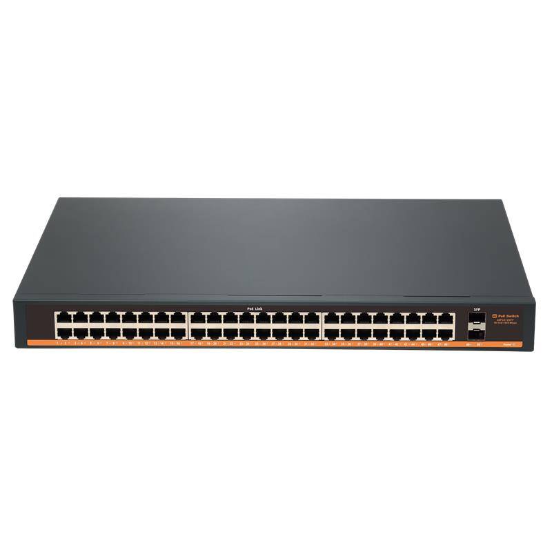 TIWOX TP-G4820-POE800W 48 PORT GIGABIT + 2X 1GB SFP UPLINK RACKMOUNT POE SWITCH - 4