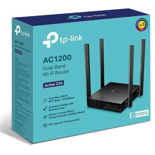 TP-LINK ARCHER C54 AC1200 KABLOSUZ WIFI 5 DUAL BAND ROUTER - 5