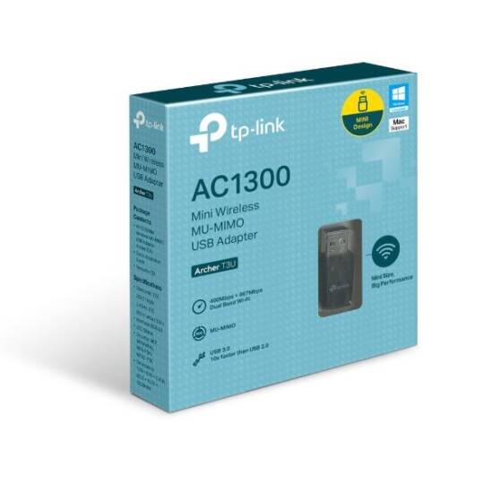 TP-LINK ARCHER T3U 1300MBPS KABLOSUZ DUAL BAND USB ADAPTOR - 2