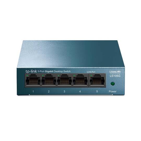 TP-LINK LS105G 5 PORT GIGABIT METAL KASA SWITCH - 9