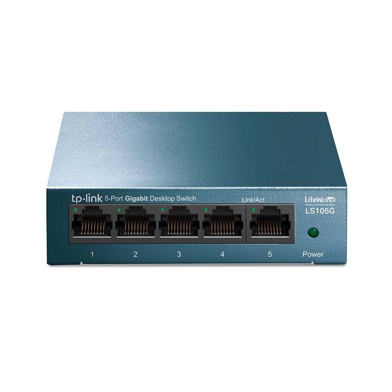 TP-LINK LS105G 5 PORT GIGABIT METAL KASA SWITCH - 6