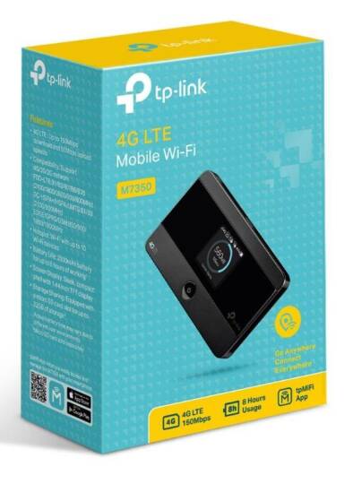 TP-LINK M7350 300MBPS 4G LTE MOBILE KABLOSUZ ROUTER - 8