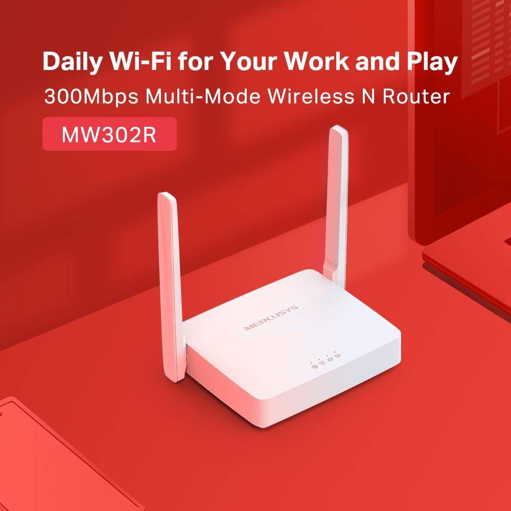 TP-LINK MERCUSYS MW302R 300MBPS WIFI N ROUTER - 6