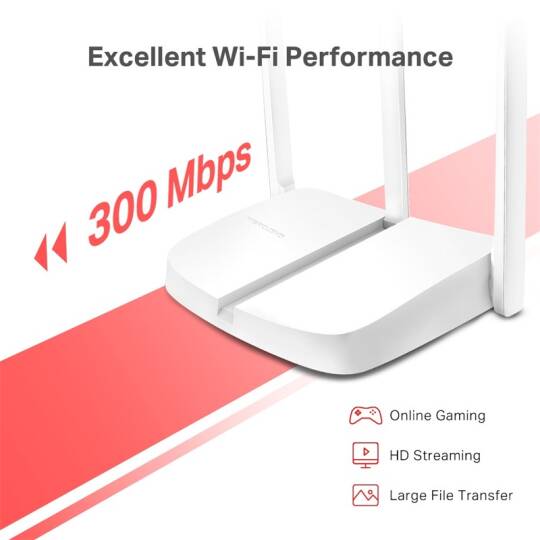 TP-LINK MERCUSYS MW306R 300MBPS WIFI N ROUTER - 4