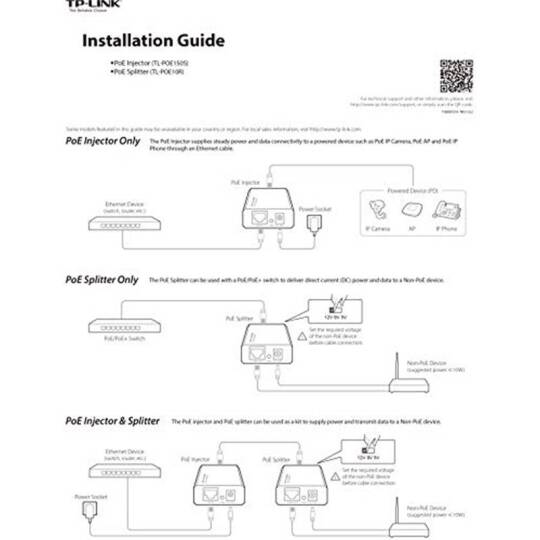 TP-LINK OMADA TL-POE10R GIGABIT POE GİRİŞ  5912V DC ÇIKIŞ SPLITTER - 12