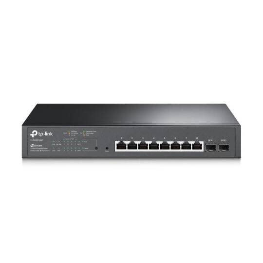 TP-LINK OMADA TL-SG2210MP 8 PORT GIGABIT+ 2XGIGABIT SFP UPLINK YÖNETİLEBİLİR 150W POE RACKMOUNT SWITCH - 5
