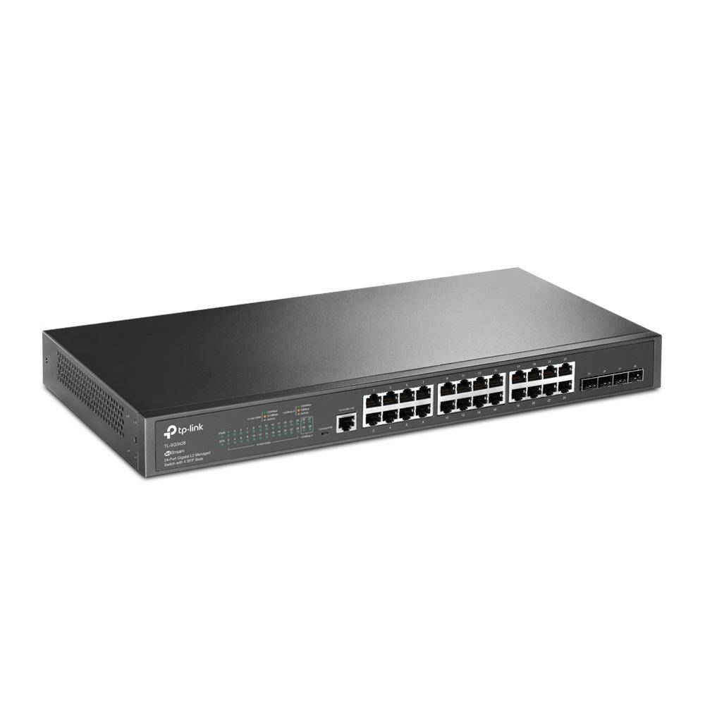 TP-LINK OMADA TL-SG3428 24 PORT GIGABIT+4XGIGABIT SFP UPLINK L2+ YÖNETİLEBİLİR RACKMOUNT SWITCH - 6