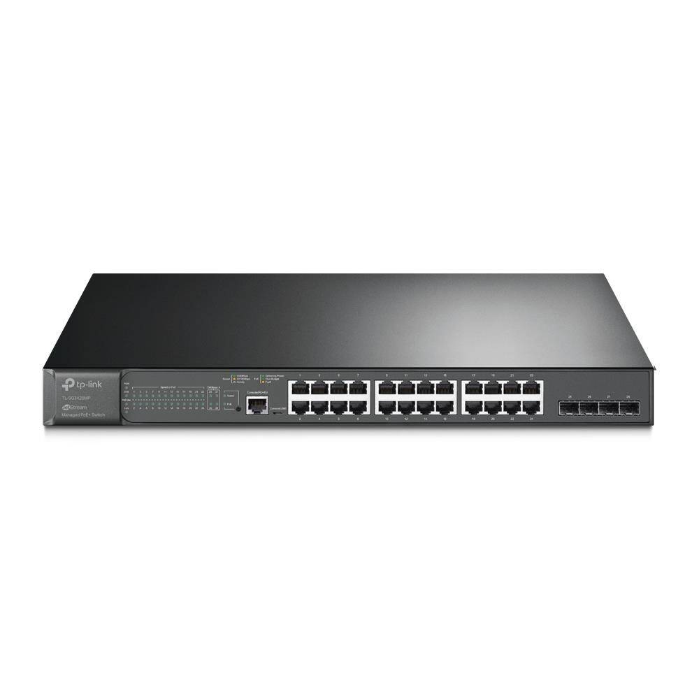 TP-LINK OMADA TL-SG3428MP 24 PORT GIGABIT+4X1GB SFP UPLINK L2+ 384W POE YÖNETİLEBİLİR RACKMOUNT SWITCH - 5