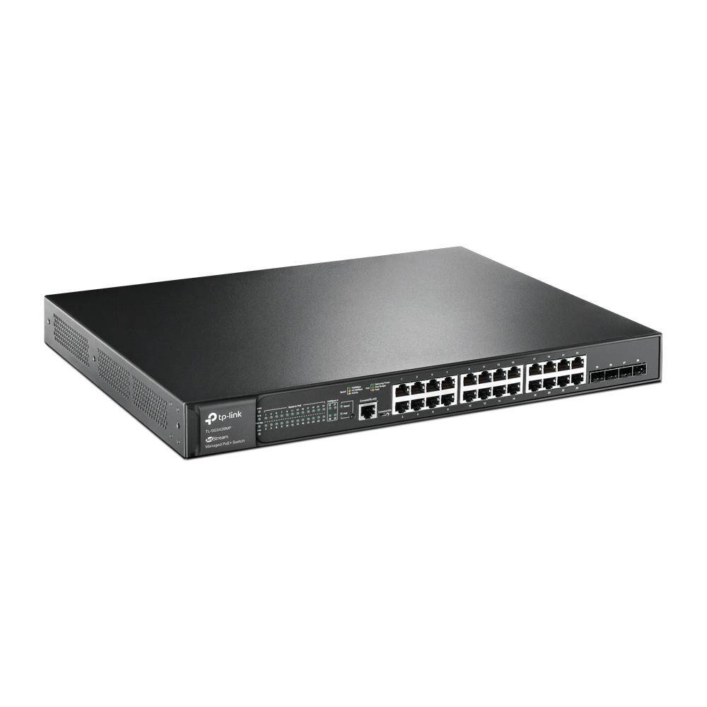 TP-LINK OMADA TL-SG3428MP 24 PORT GIGABIT+4X1GB SFP UPLINK L2+ 384W POE YÖNETİLEBİLİR RACKMOUNT SWITCH - 3