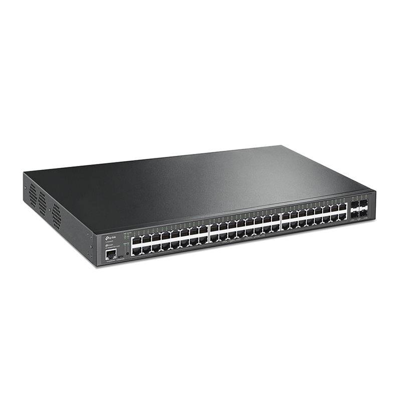 TP-LINK OMADA TL-SG3452XP 48 PORT GIGABIT + 4X10GB SFP+ 500W POE JETSTREAM YÖNETİLEBİLİR RACKMOUNT SWITCH - 3