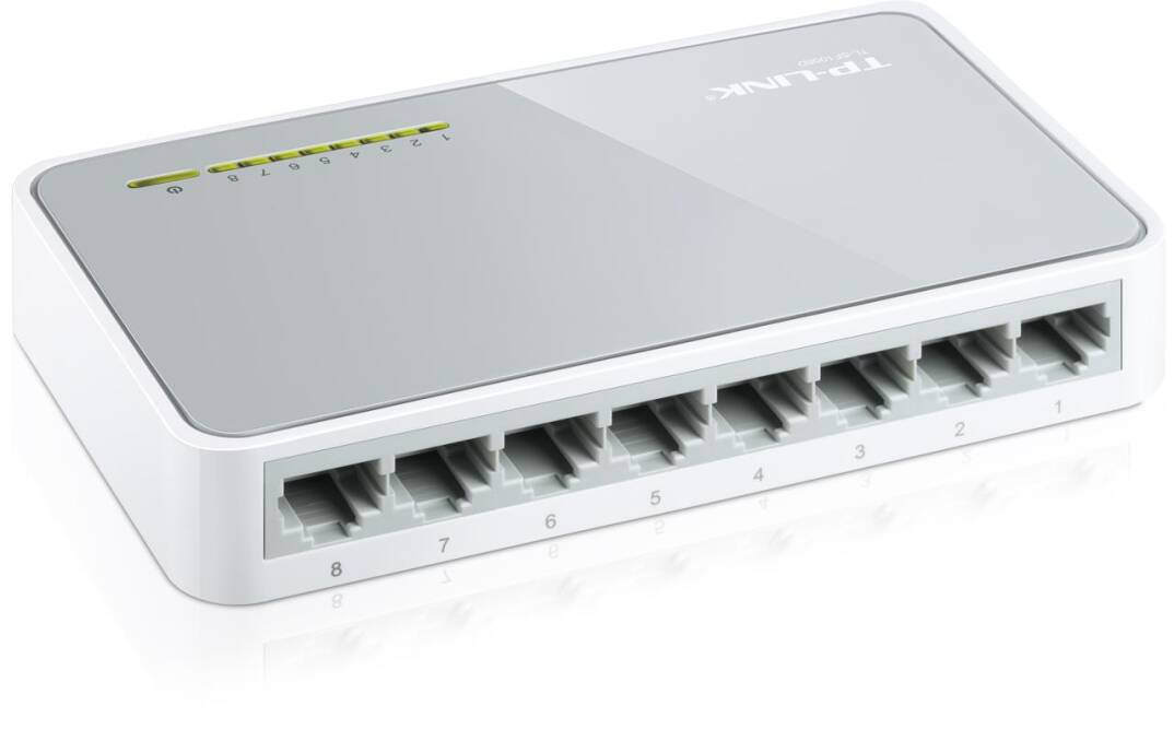 TP-LINK TL-SF1008D 8 PORT 10100 PLASTİK KASA SWITCH - 10