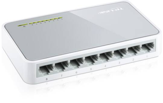TP-LINK TL-SF1008D 8 PORT 10100 PLASTİK KASA SWITCH - 4