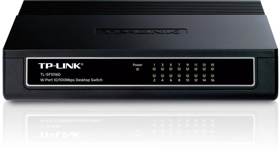 TP-LINK TL-SF1016D 16 PORT 10100 PLASTİK KASA SWITCH - 2