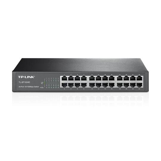 TP-LINK TL-SF1024D 24 PORT 10100 METAL KASA RACKMOUNT SWITCH
