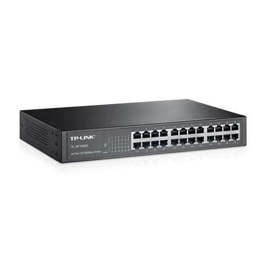 TP-LINK TL-SF1024D 24 PORT 10100 METAL KASA RACKMOUNT SWITCH - 3