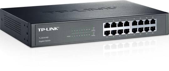 TP-LINK TL-SG1016D 16 PORT GIGABIT DESKTOP RACKMOUNT SWITCH - 8