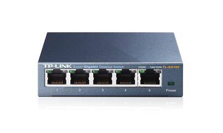 TP-LINK TL-SG105 5 PORT GIGABIT METAL KASA SWITCH - 2